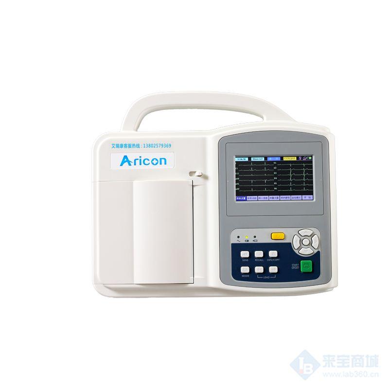 六道心电图机4.3寸显示屏艾瑞康ECG-6C