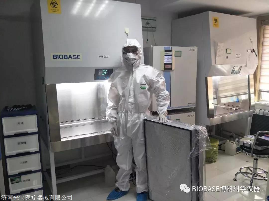 新加坡艺思高ESCO生物安全柜过滤器更换